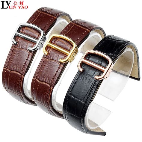 cartier leather watches|genuine cartier watch straps.